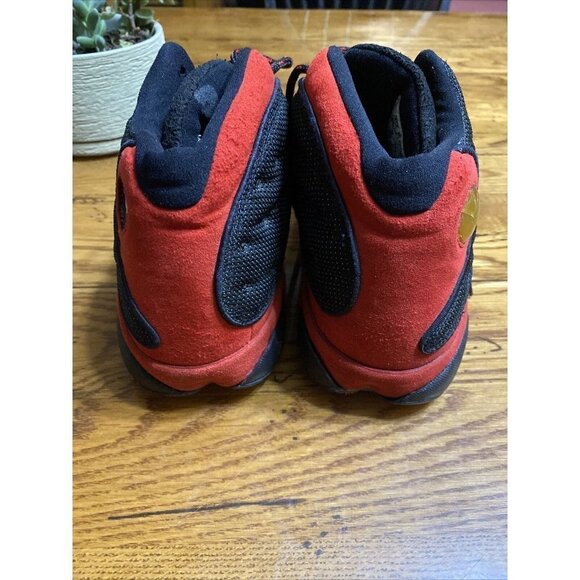 Rare Hard To Find 1997 OG Bred Air Jordan 13 Sz 10.5 Black/Red Vintage Pre-Owned - Picture 8 of 12